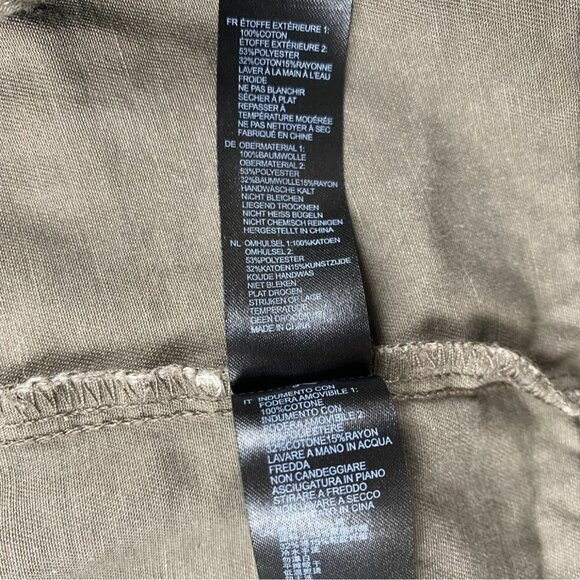 Love 21 Women's Military Field Jacket Small Tribal Embroidered Aztek Tie-Waist - Picture 10 of 16